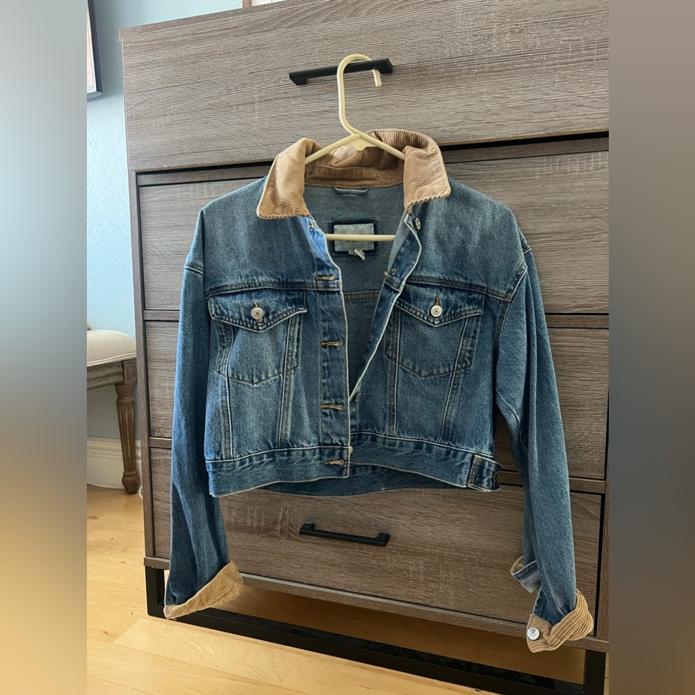 Button up jean jacket